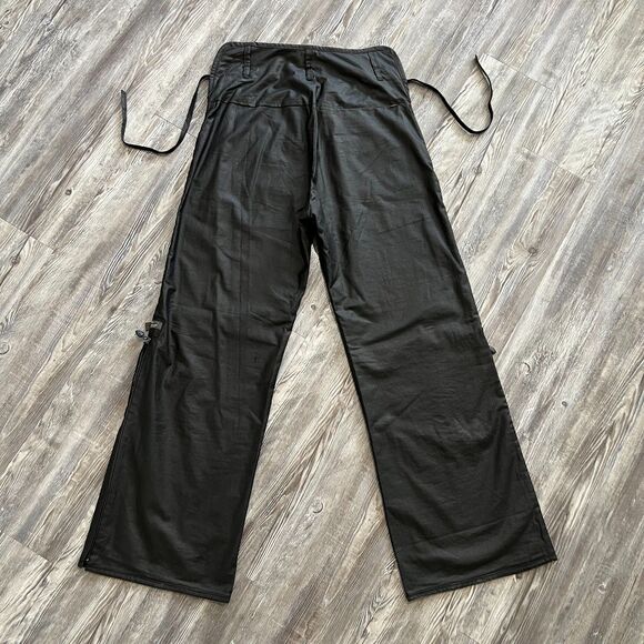 Diesel Linen Blend Ottolinger Wide Leg Zip Vent Pants M - Picture 2 of 15